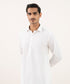 Men's Falak Plain Off-White Kurta Shalwar